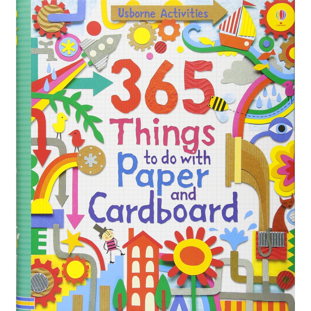 365 Things to do with Paper and Cardboard(精裝)/Fiona Watt Art Ideas 【三民網路書店】