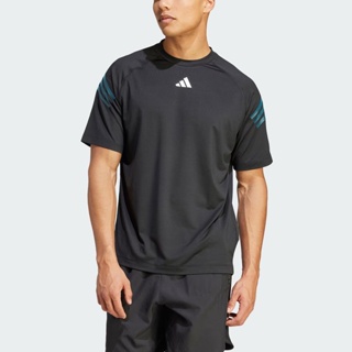 Adidas TI 3S TEE IJ8126 男 短袖 上衣 運動 訓練 健身 慢跑 透氣 吸濕排汗 愛迪達 黑藍