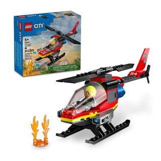 <屏東自遊玩>樂高 LEGO 60411 CITY 城市系列消防救援直升機
