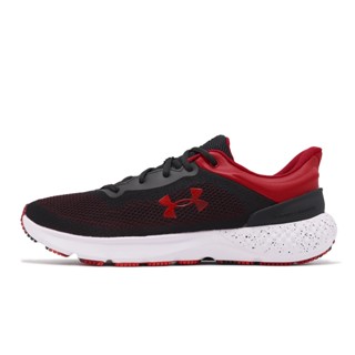 Under Armour Charged Escape 4 Knit 黑紅 針織 慢跑 UA 男鞋 3026521003