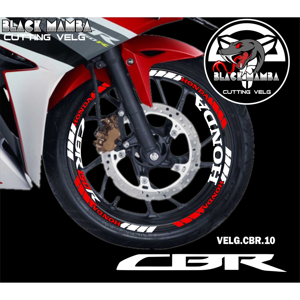 切割貼紙輪輞 CBR 150R STICKER LIS LIST 變體輪胎/VELG HONDA CBR 150 R 1