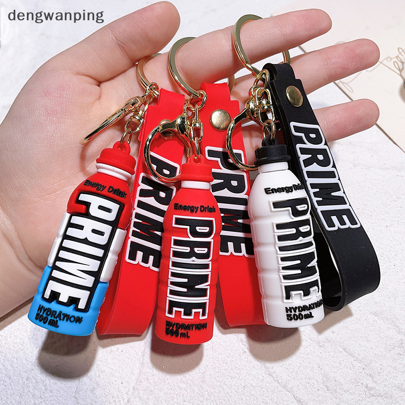 [dengwanping] Prime Drink 鑰匙扣時尚酒瓶挂件鑰匙圈背包 Ch 汽車裝飾包配飾禮物 [TW]