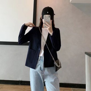 小個子西裝外套|春秋款款小外套氣質上衣長袖小眾感設計小西裝短款西服女休閑小香風|秋冬外套|韓版西裝外套|薄款外套