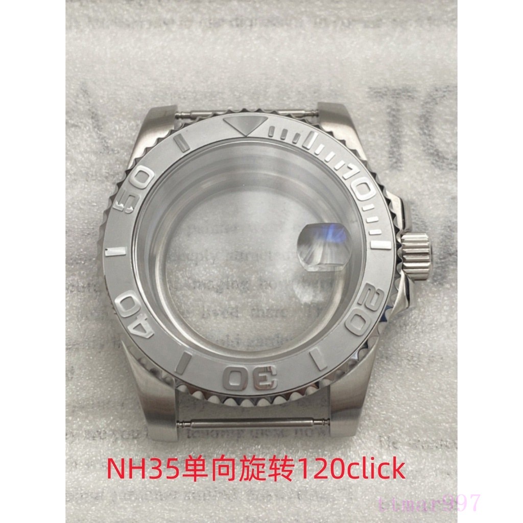 NH35錶殼配件機械錶套裝黑綠水鬼潛水遊艇錶殼適用8215 8200 2813