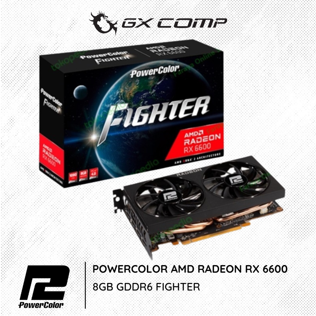 POWERCOLOR 強力彩色戰鬥機 AMD RADEON RX 6600 8GB GDDR6