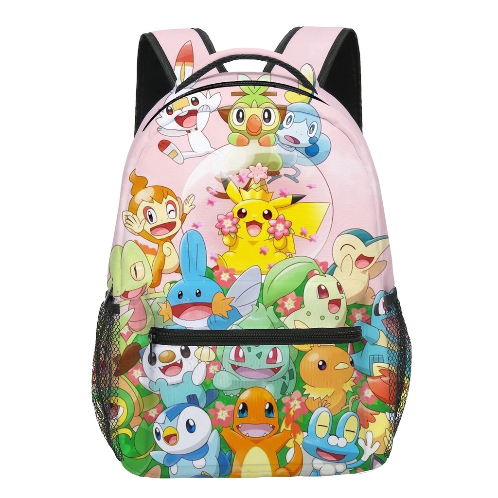 皮卡丘背包 寵物pokemon 動漫中小學生書包 兒童背包 後背包