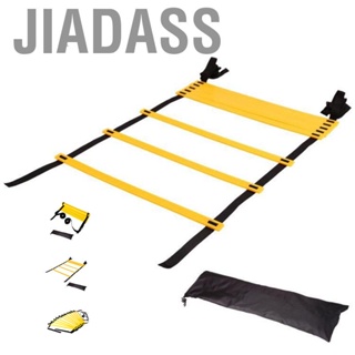 Jiadass 訓練梯尼龍繩PP可調間距速度步法練習裝備