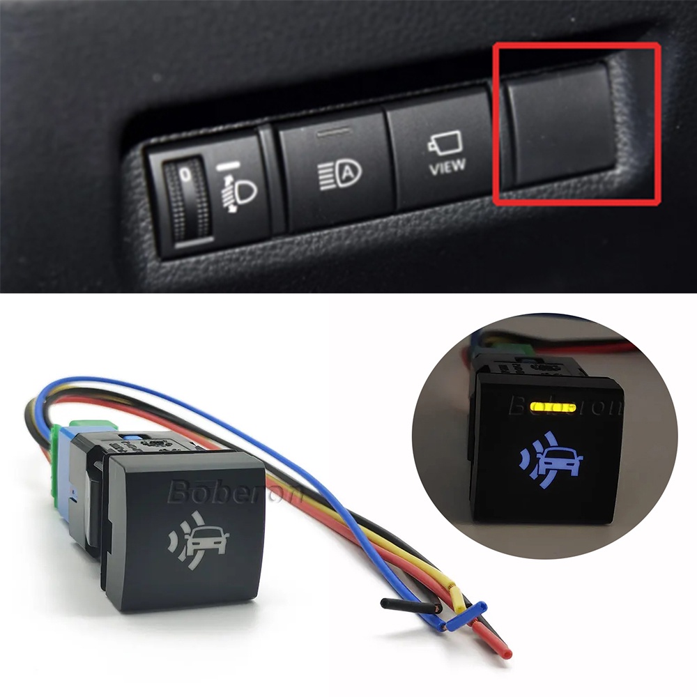 CAMRY Drl LED 燈停車雷達轉向架音樂開關按鈕適用於豐田凱美瑞 V70 2018 Rav4 Corolla A