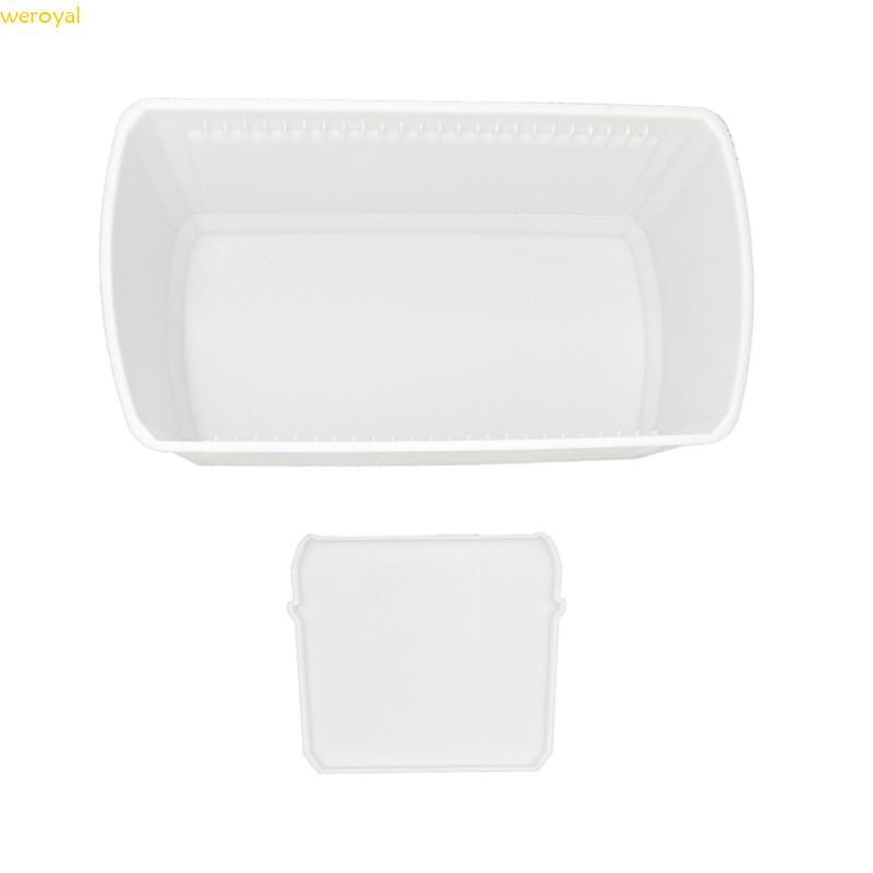 Weroyal 便攜式麵包容器密封麵包儲存麵包箱用於廚房檯面閱讀架盒帶蓋實用