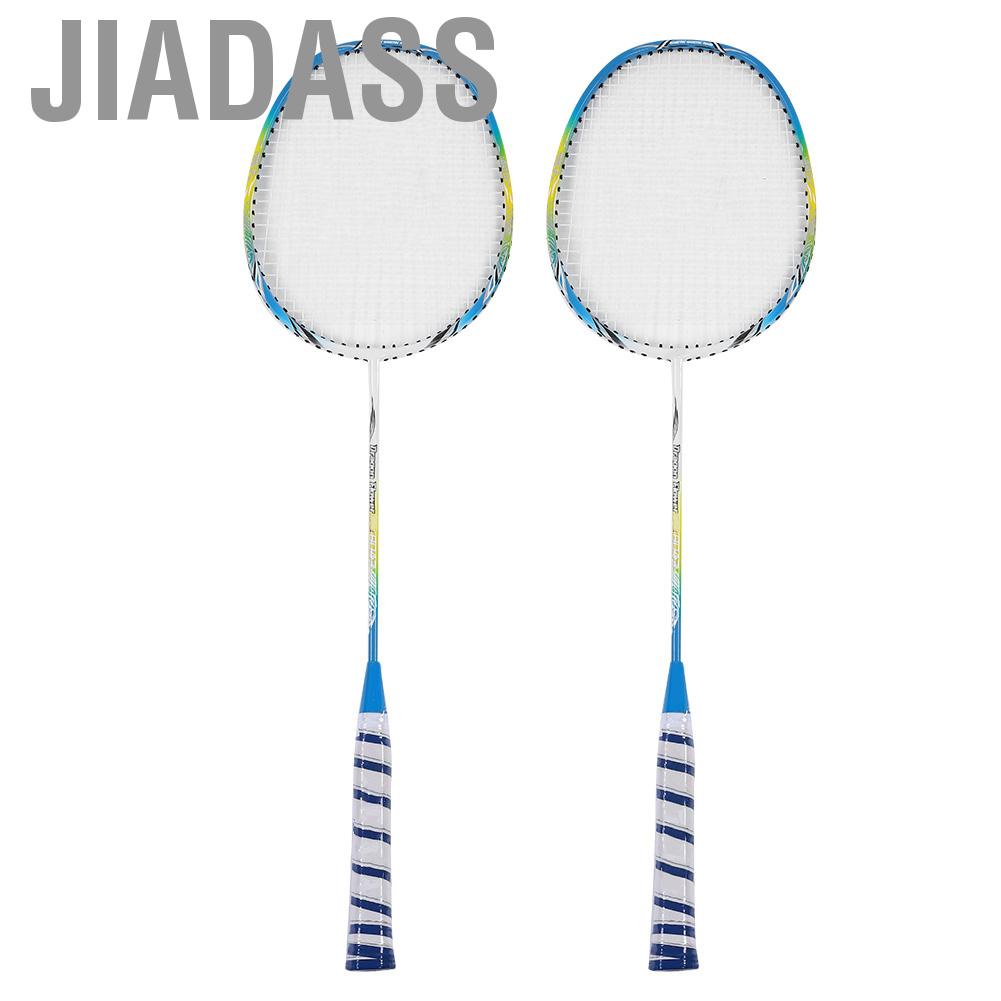 Jiadass 01 羽球拍套裝碳纖維球拍家庭用1對