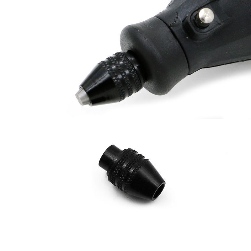 1.12 熱賣 電磨軟軸夾頭 小電磨用夾頭 迷你三爪電鑽夾頭7/8x0.75/0.3-3.2mm