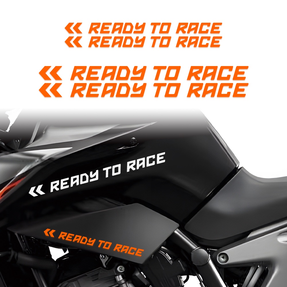 準備比賽標誌反光貼紙摩托車配件摩托車摩托車車身裝飾貼紙乙烯基防水貼花適用於 KTM DUKE 200 390 250 R