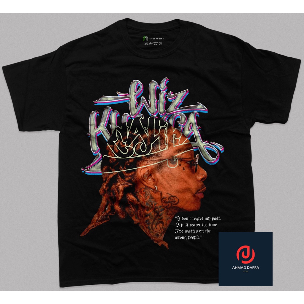 復古 Wiz Khalifa T 恤 T 恤復古棉精梳 24 年代