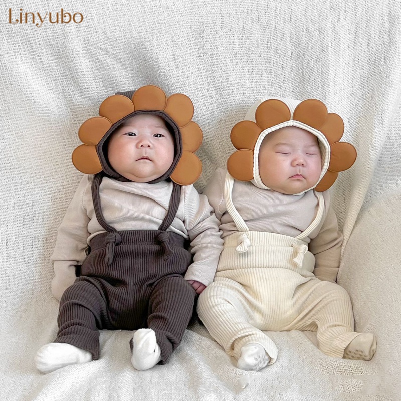新款ins韓版寶寶內搭褲男女童寶寶嬰幼兒太陽花帽子內搭褲