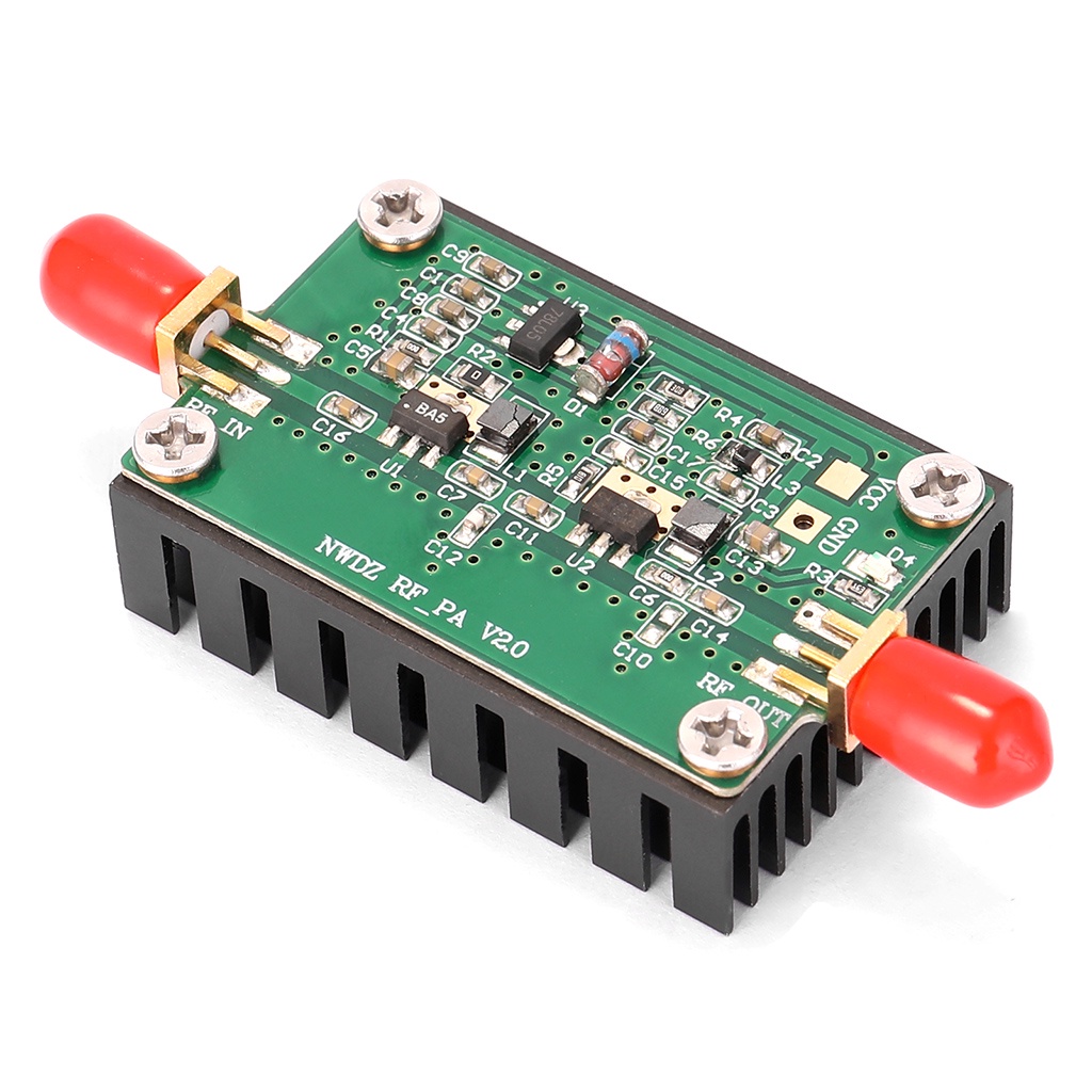Jmt 寬帶射頻功率放大器 2-700MHZ 3W HF FM VHF UHF FM 發射器,用於業餘無線電對講機短波遙