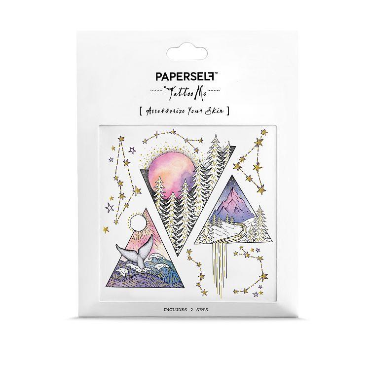 PAPERSELF紋身貼紙－星月森林 Triangles【金石堂】