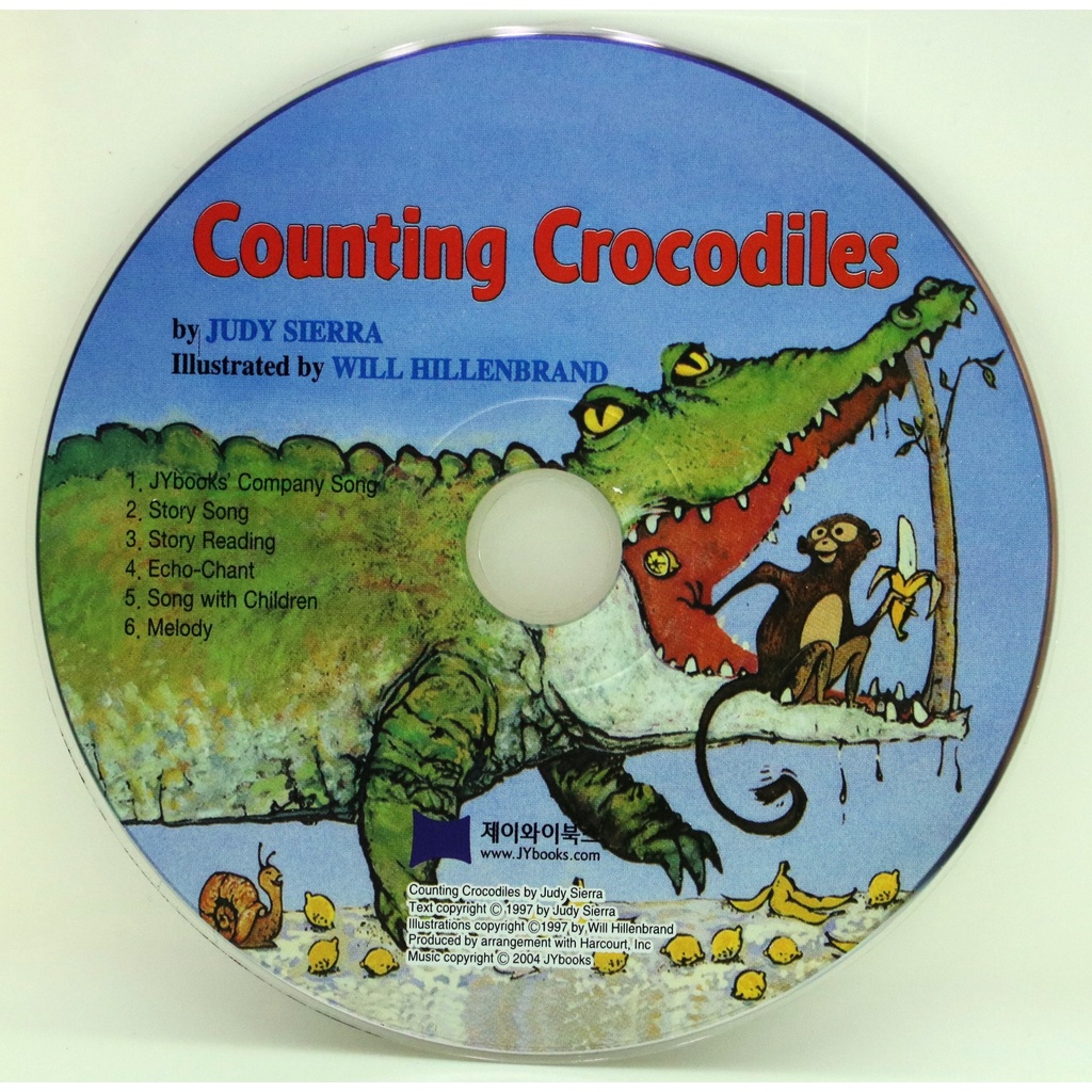 Counting Crocodiles (1CD only)(韓國JY Books版) 廖彩杏老師推薦有聲書第2年第29週/Judy Sierra【三民網路書店】