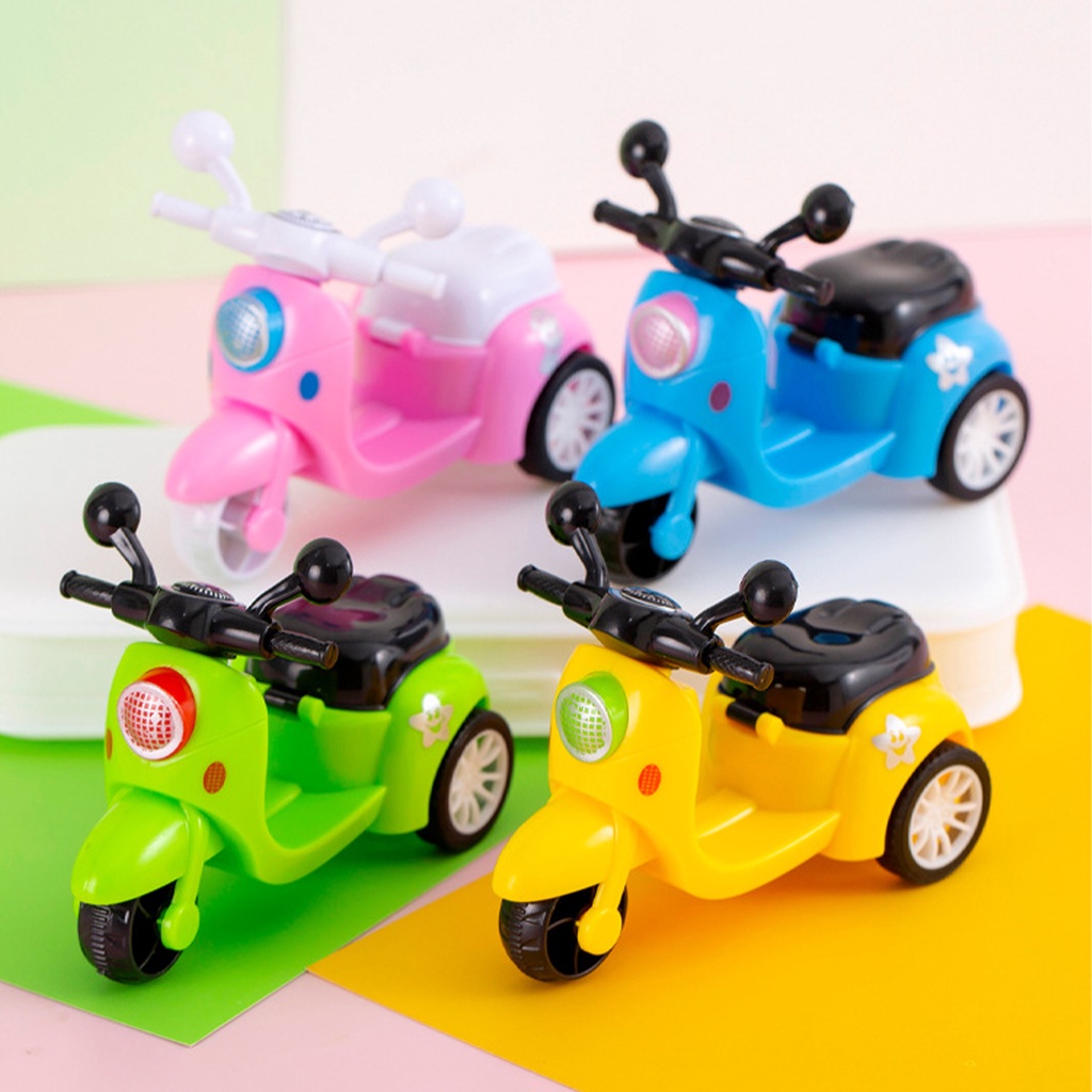 兒童玩具車 仿真回力小汽車 三輪機車 學生禮物獎品 YL194