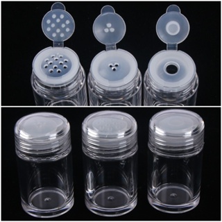 10ml空粉罐塑料透明藥粉化妝品容器瓶小試管收納瓶