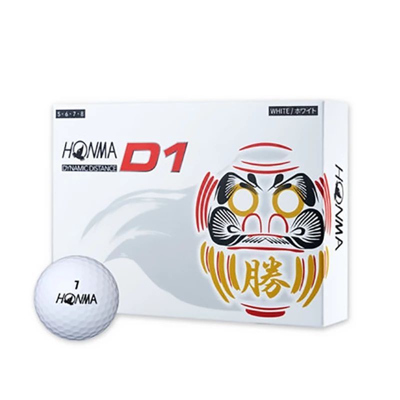 【現貨速發✨】高爾夫球 新款全新高爾夫小白球honma D1 DARUMA達摩款雙層遠距離白球綵球