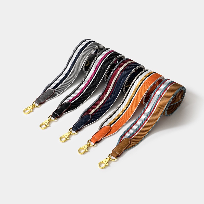 包帶，適用於lv豎長斜紋撞色帆佈背帶，可斜跨長包帶，精品包改造配件
