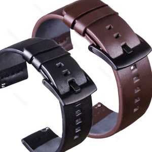 XIAOMI 22 毫米皮革錶帶適用於小米手錶 S3/顏色 2/Mi 手錶 S1 Pro/Active 腕帶適用於 Mi