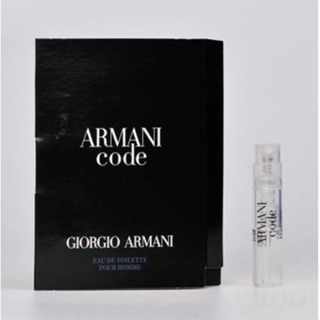 💯嚴選 ❤️GIORGIO ARMANI 亞曼尼 CODE黑色密碼男性淡香水 1.2ML