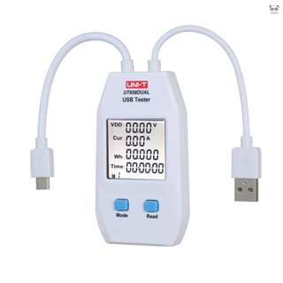 UT658-Dual USB數顯電壓電流表檢測器移動電池容量測試儀