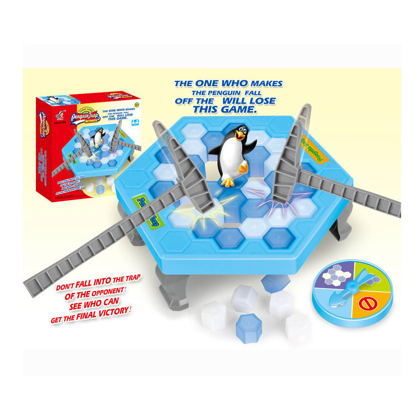 敲打企鵝 破冰臺拆牆玩具拯救企鵝桌面遊戲親子互動益智玩具現貨