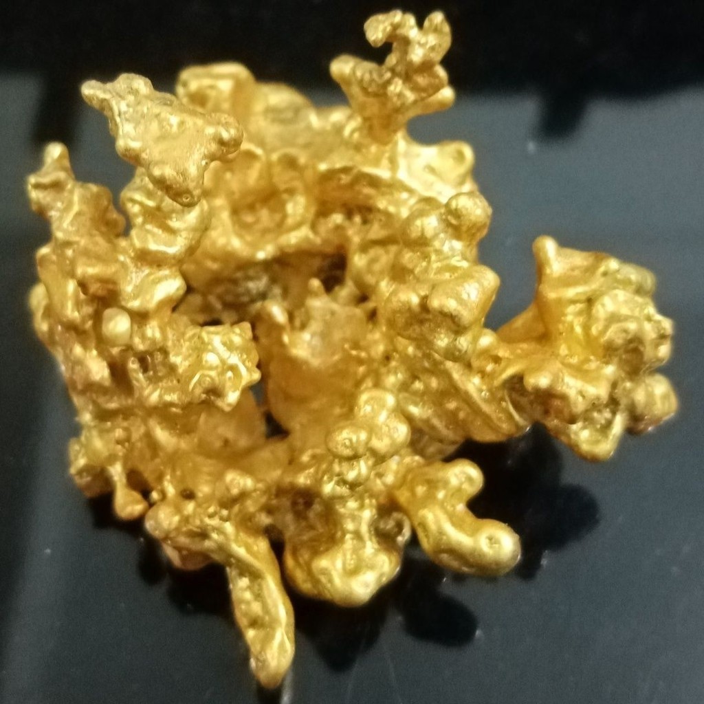 2025＊金隕石原石真品狗頭金純天然馬蹄金收藏品擺件保真稀有金屬金塊