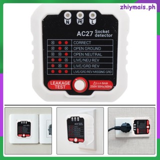 電源插座測試儀帶 Gfci 測試儀的插座測試儀電源插座 Gfci 插座測試儀插座測試儀斷路器查詢器工具插頭測試儀 zhi