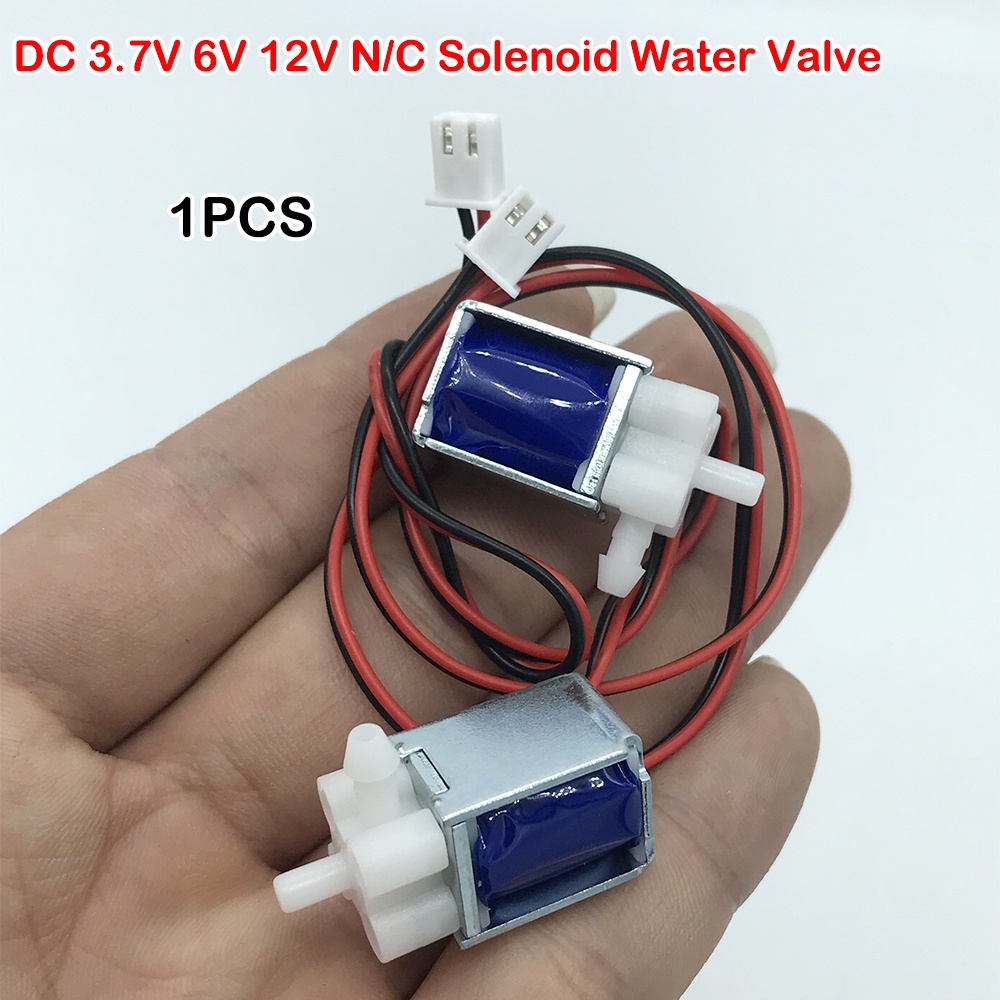 Dc 3.7V/ 6V/ 12V 0420 微型常閉電動電磁閥迷你水流量控制閥 N/C 排氣電動閥 2 位 2 通電磁閥