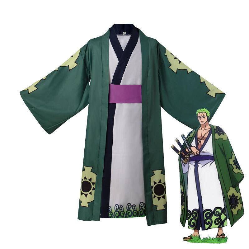 海賊王索隆和之國cos索隆十郎浴衣和服日式和風cosplay服裝