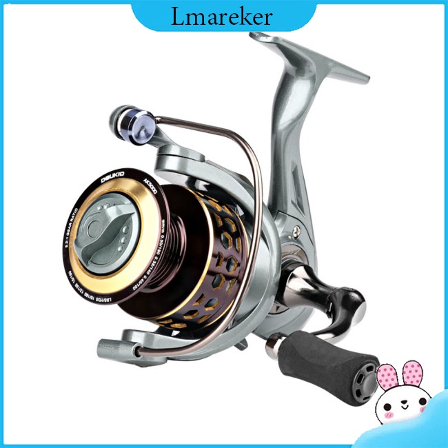 Lmareker Ak2000-7000 旋轉釣魚線輪 5.2:1 齒輪比 12kg 最大阻力輕量高強度空心線杯