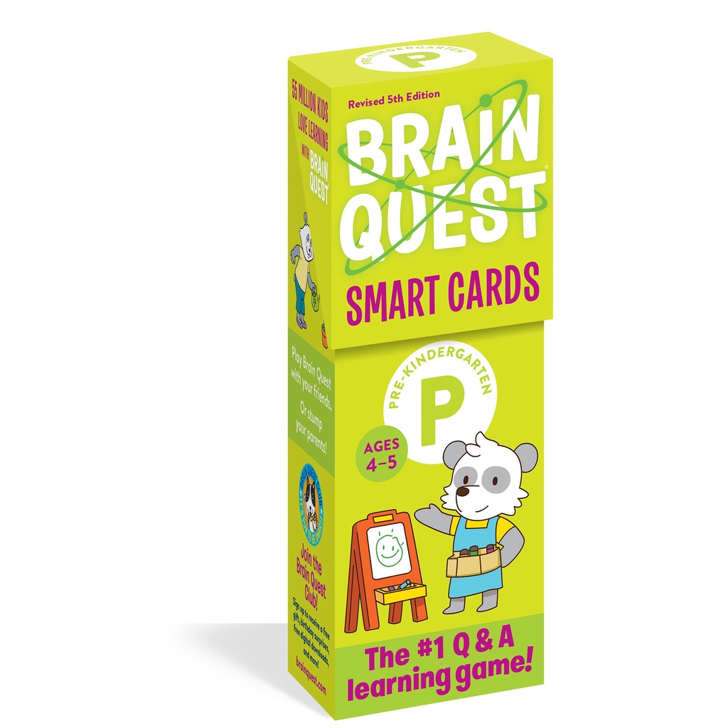 Brain Quest Pre-Kindergarten Smart Cards Revised 5th Edition (Revised)(盒裝)/Chris Welles Feder【禮筑外文書店】