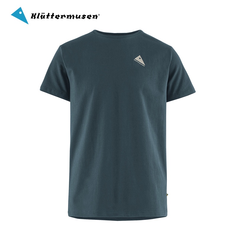 Klattermusen攀山鼠運動休閒印花純棉短袖T恤男女同款