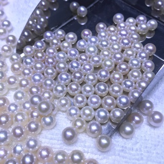 5A級顆粒珍珠項鍊裸珠 淡水珍珠批發 2-12mm散珠天然色