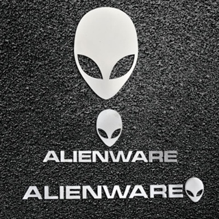 2024 外星人金屬貼紙 ALIENWARE筆記本平板電腦金屬標貼 個性動漫貼紙