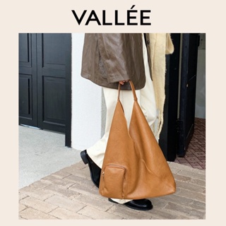 【VALLEE】✨現貨女包✨新款質感韓版復古小眾設計柔軟大容量托特包三角包斜背包通勤包托特包