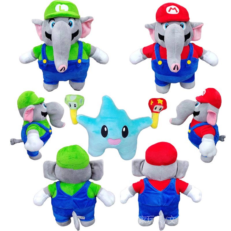 新款馬里奧毛絨玩具Tanooki Mario plush 公仔毛絨玩偶現貨 4BHC