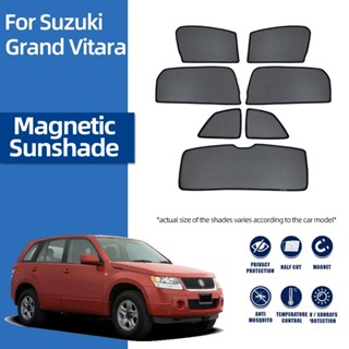 SUZUKI 鈴木 Grand Vitara JT 2005-2017 磁性汽車遮陽罩前擋風玻璃後部嬰兒側窗遮陽板&*&