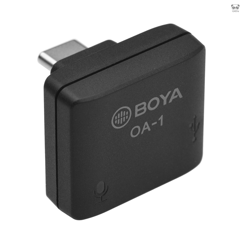BOYA  OA-1  迷你音頻轉接頭 帶3.5mmTRS麥克風接口 Type-C充電口 適用於DJI OSMO Act