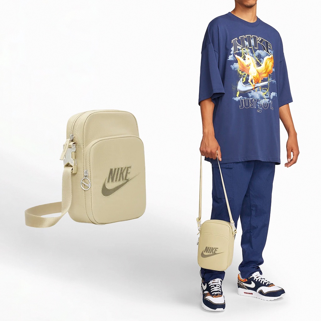 Nike 包包 Heritage 男女款 卡其 小包 側背包 斜背包 【ACS】 FB3041-276
