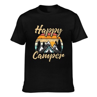優質 Happy Camper 露營復古復古父親節 T 恤