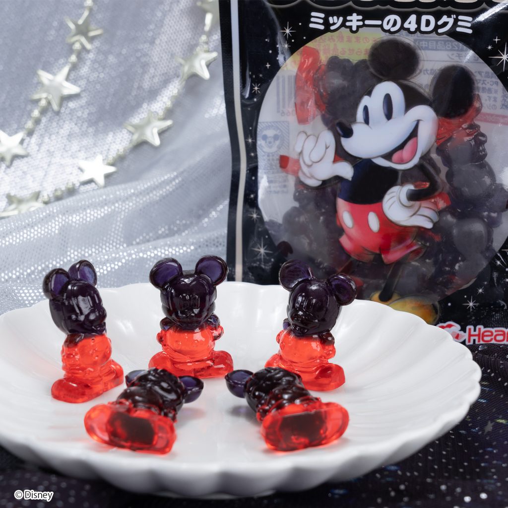 【168JAPAN】日本代購 米奇 4D軟糖 迪士尼100周年 紀念 水果軟糖 米奇造型 52g  軟糖 cd