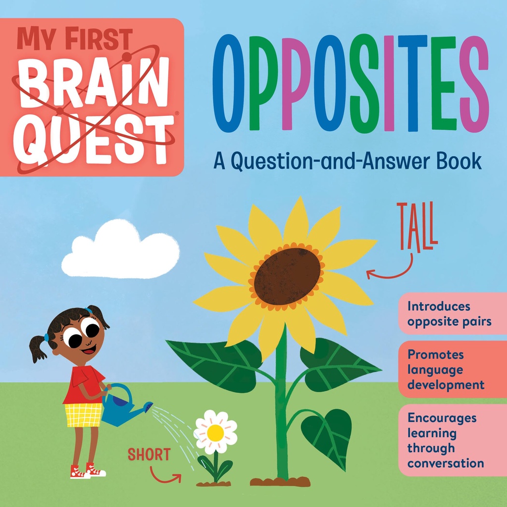 My First Brain Quest: Opposites: A Question-And-Answer Book(硬頁書)/Workman Publishing Brain Quest Board Books 【禮筑外文書店】