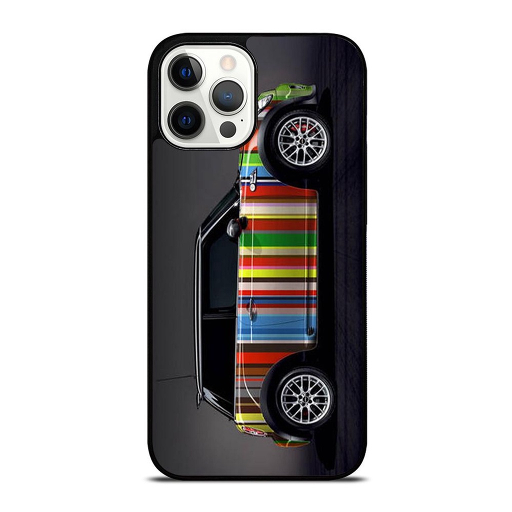 Mini Cooper Paul Smith TPU 防震 IPhone 外殼保護套外殼 IP 15 14 Pro Ma