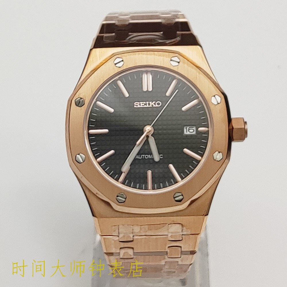 41.5mm黃金高品質豪華男子手錶防水NH35自動機芯不鏽鋼手錶- AP