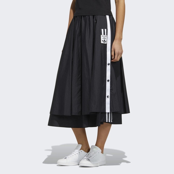 Adidas Originals Skirt Adibreak HC6566 女 長裙 國際版 休閒 黑
