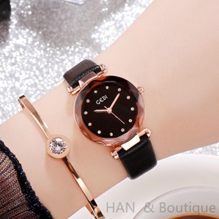 暢銷簡約手腕石英女錶時尚潮流皮帶學生手錶廠家直銷 歌迪GEDI